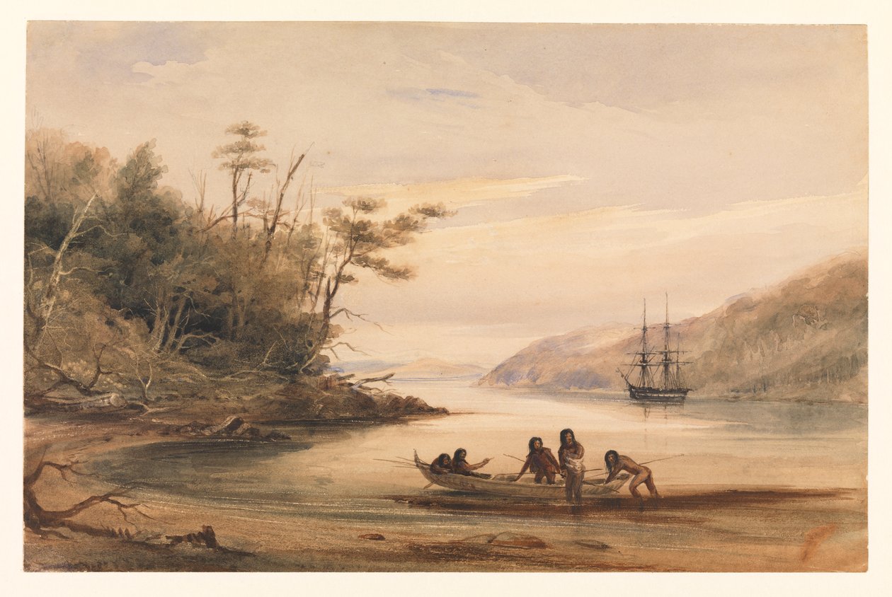 Ensenada del Retrato, Canal Beagle de Conrad Martens