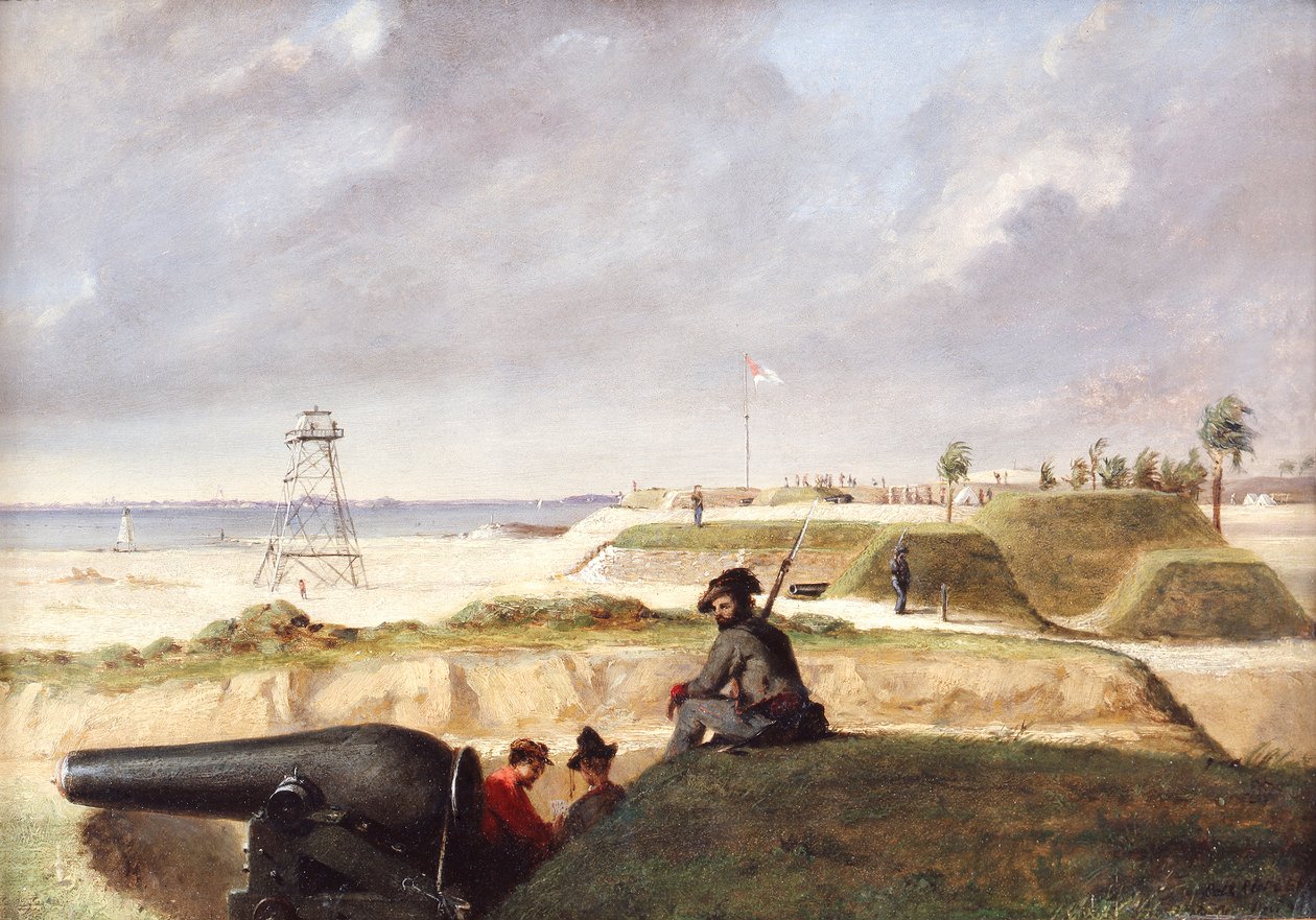Battery Rutledge, 3 de diciembre de Conrad Wise Chapman