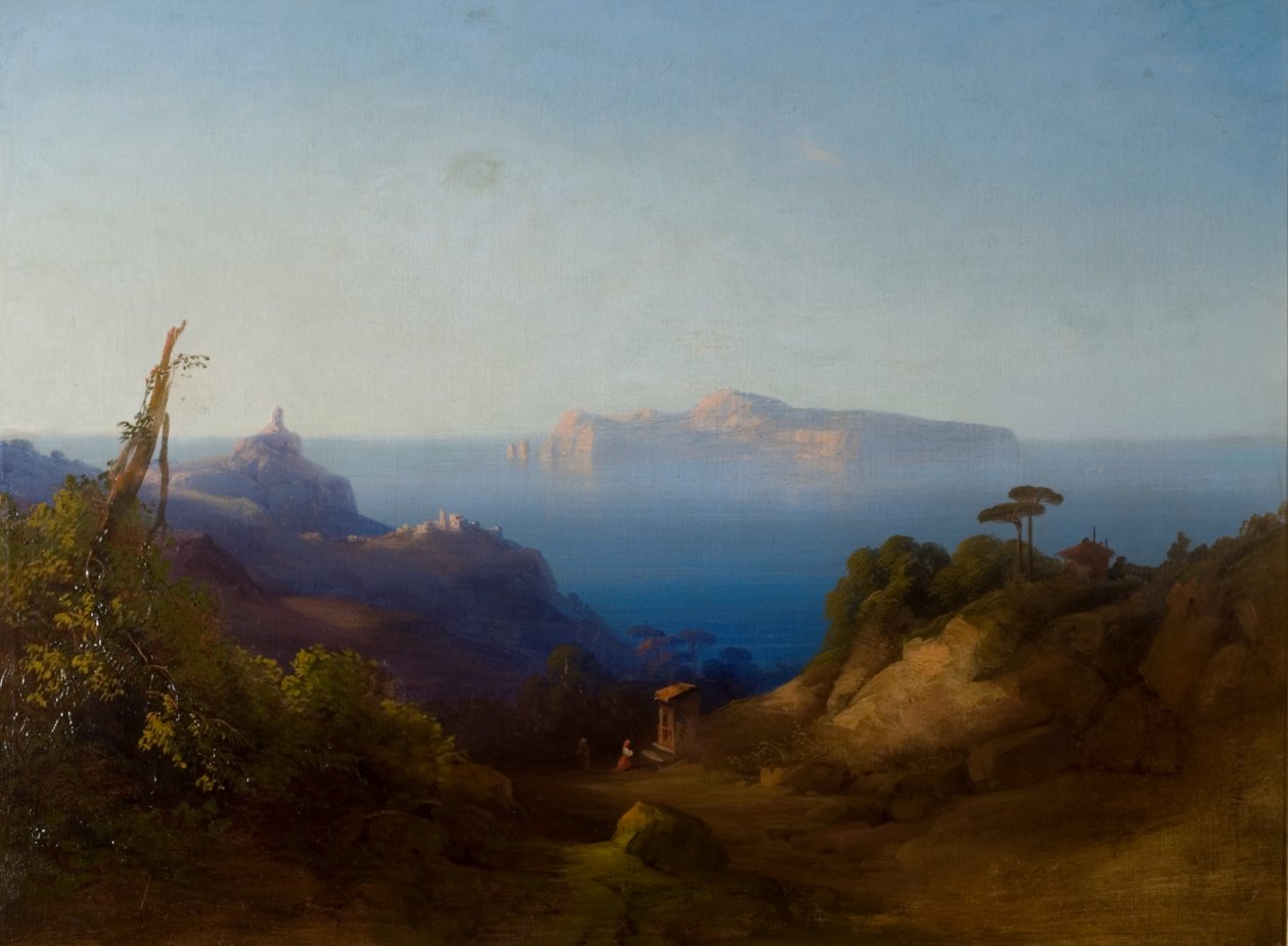 Vista de Capri de Consalvo Carelli