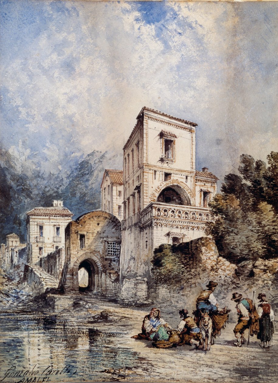 Vista de Amalfi de Consalvo Carelli