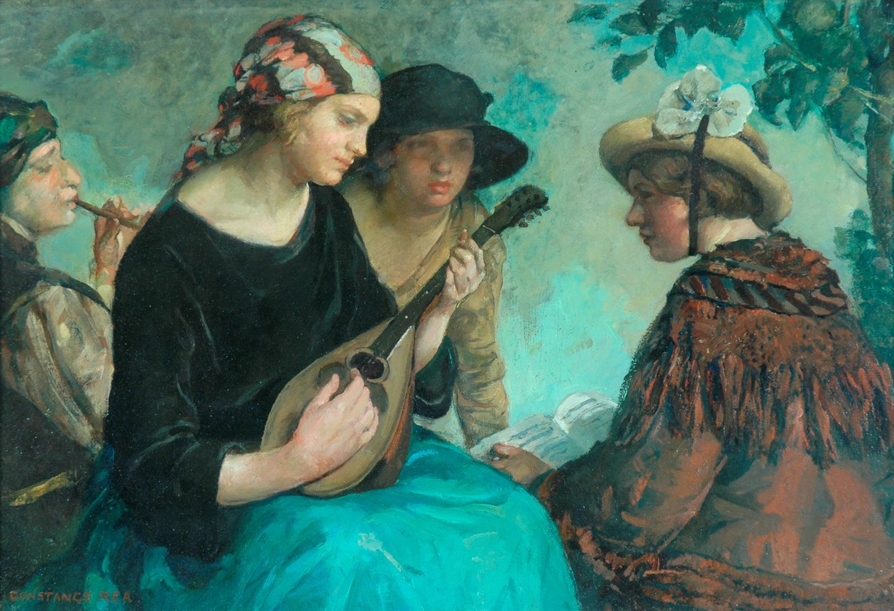 Niña con Mandolina de Constance Rea