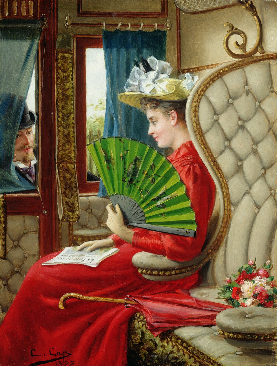 La indiscreción, 1895 de Constant Aime Marie Cap