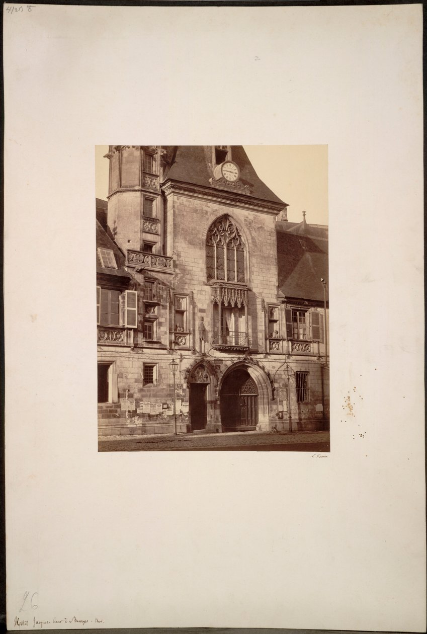 Hotel Jacques Coeur en Bourges, c. 1865 de Constant Alexandre Famin