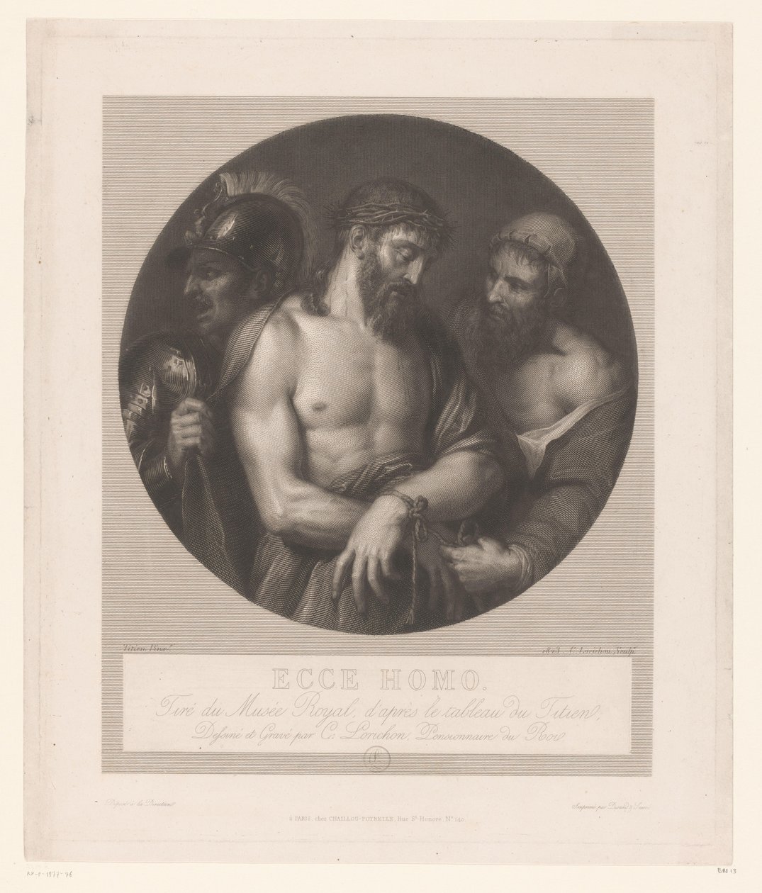 ecce-homo Ecce Homo (título sobre objeto) de Constant Louis Antoine Lorichon