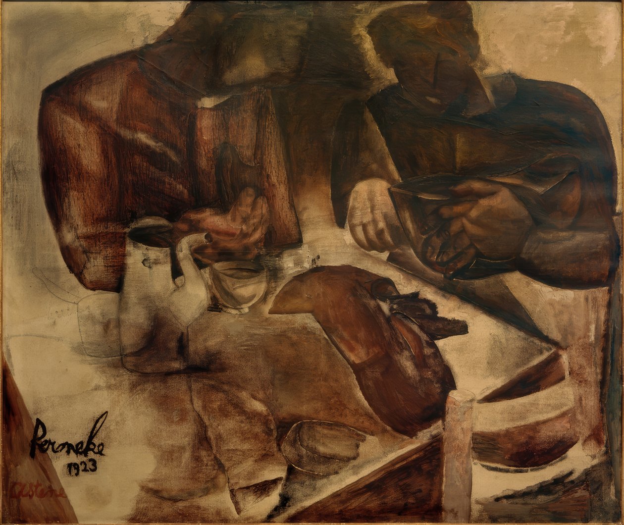 Constant Permeke, "Pan negro" / Óleo sobre lienzo, 1923 de Constant Permeke
