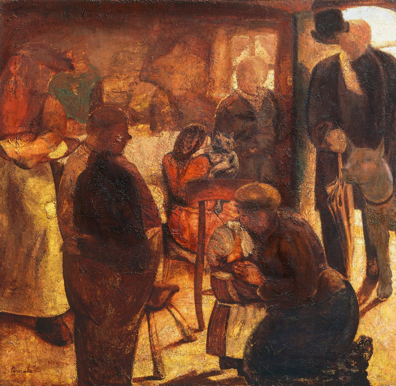El extranjero, de Constant Permeke (1886-1952), óleo sobre lienzo de Constant Permeke