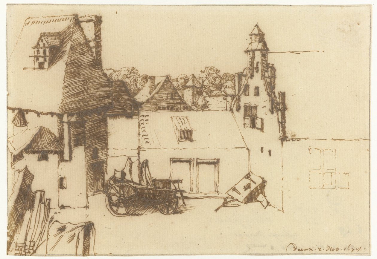 Patio de la casa en Dieren de Constantijn Huygens (II)