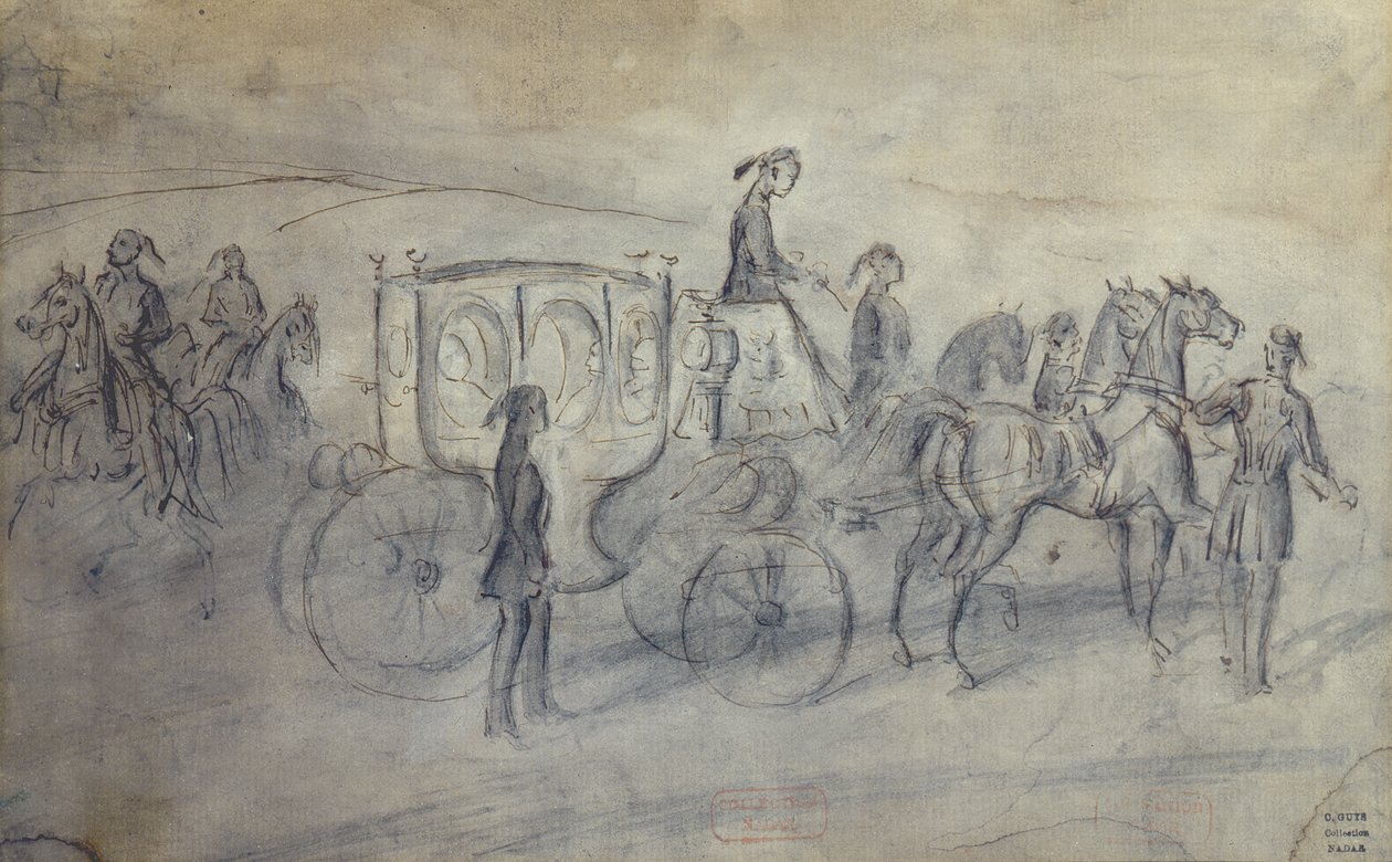 El carruaje del sultán de Constantin Guys