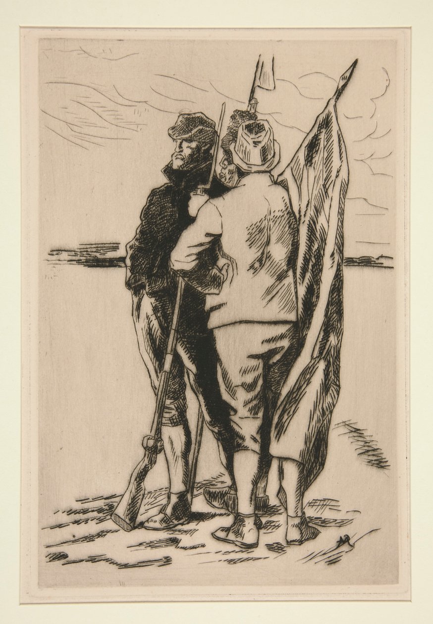 guerra de los campesinos de Constantin Emile Meunier