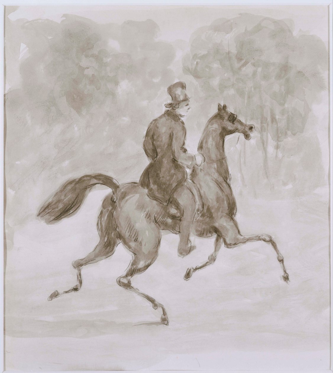 Hombre al trote de Constantin Guys