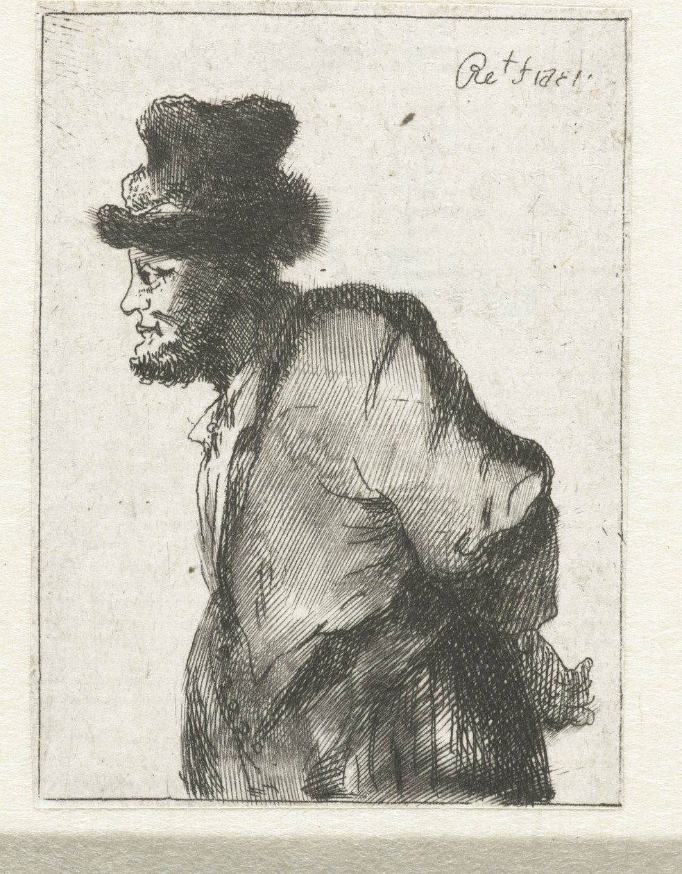 Campesino con las manos en la espalda de Constantino Cumano (possibly)