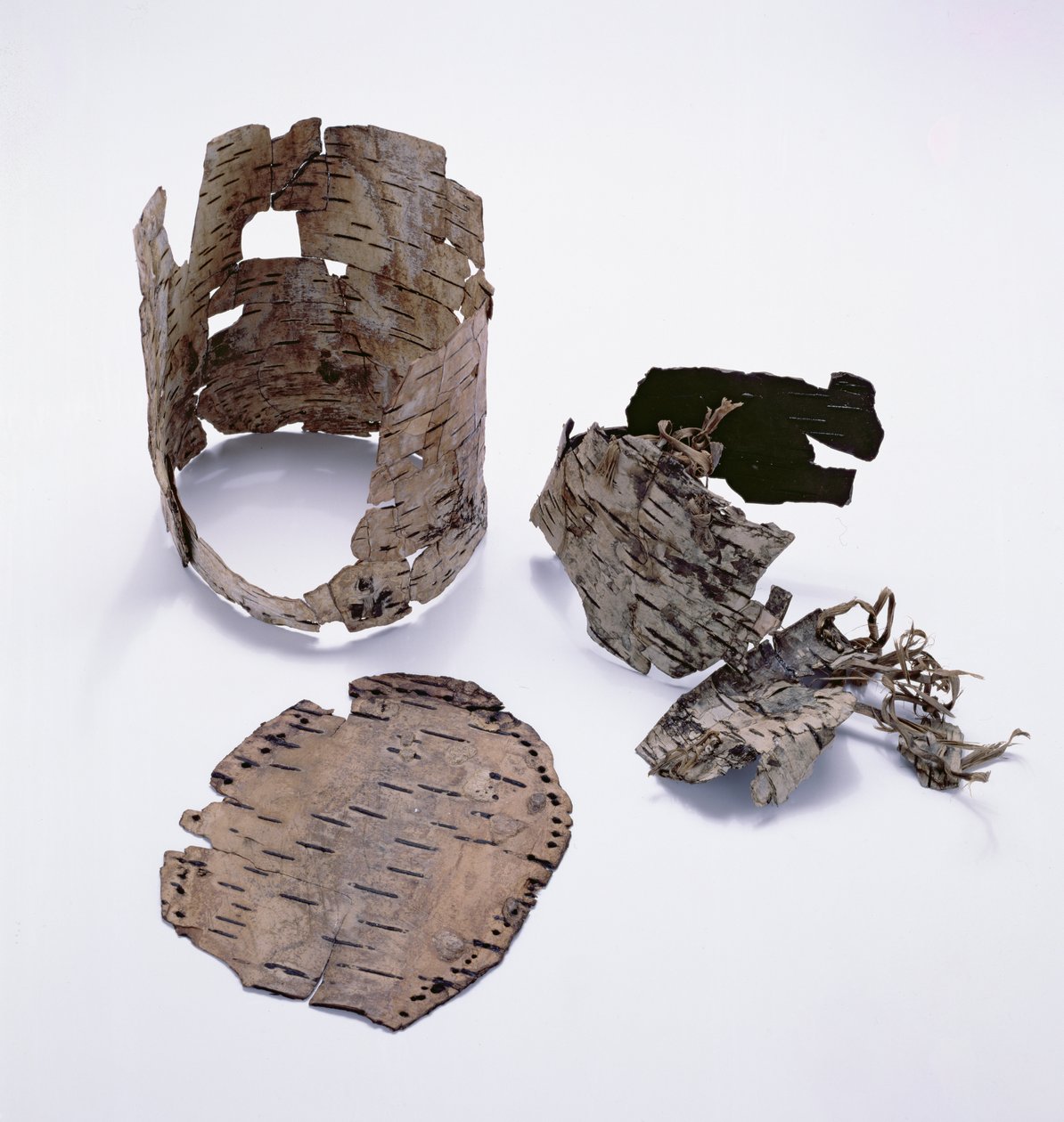 Contenedor de corteza de abedul encontrado con el Hombre de Hielo Oetzi de Copper Age