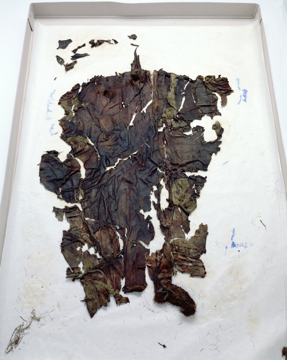 Polainas encontradas con el Hombre de Hielo de Ötzi de Copper Age