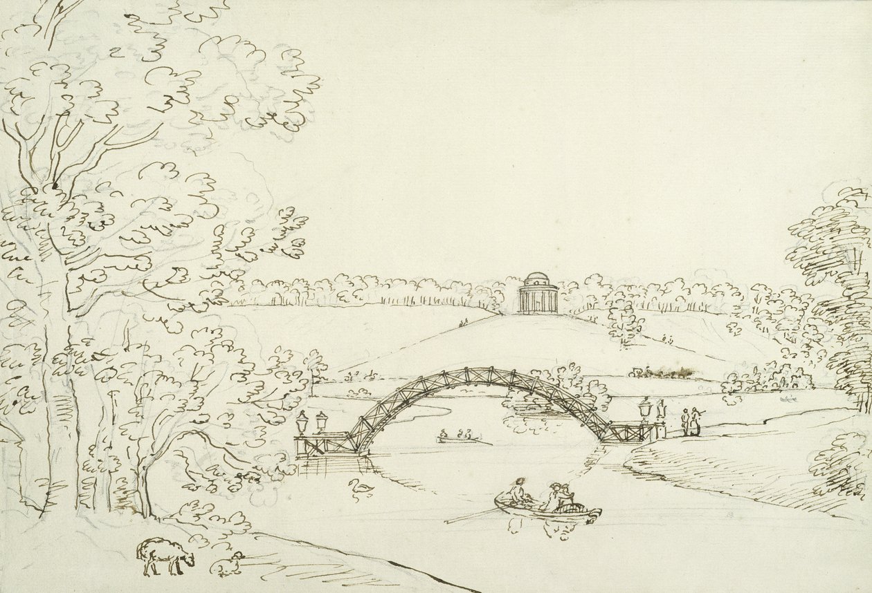 Stourhead, c.1780s de Copplestone Warre Bamfylde