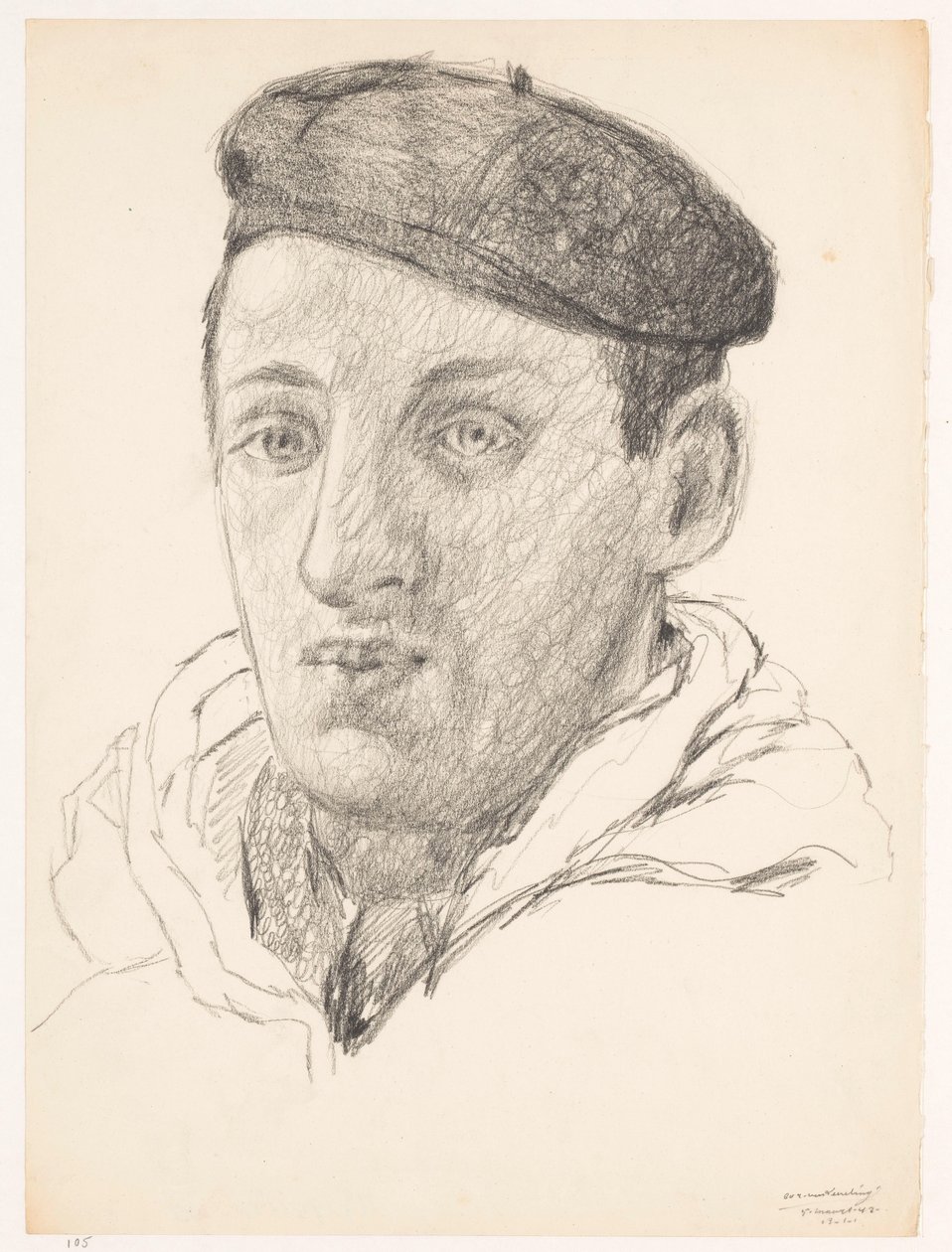 Autorretrato: B-1-1, 5 de marzo Autorretratos de Cor van Teeseling (título de la serie) de Cor van Teeseling