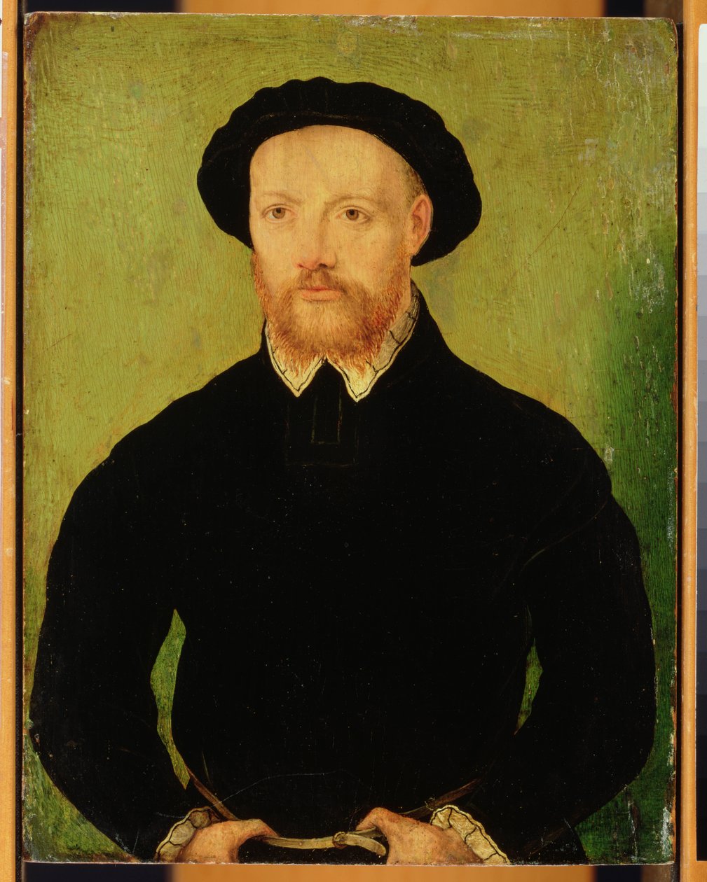 Hombre con barba roja de Corneille de Lyon