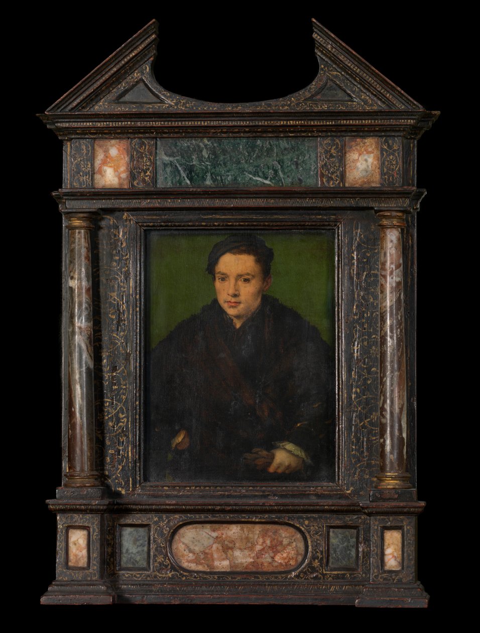Retrato de hombre (óleo sobre tabla) de Corneille de la Haye (1500 75)