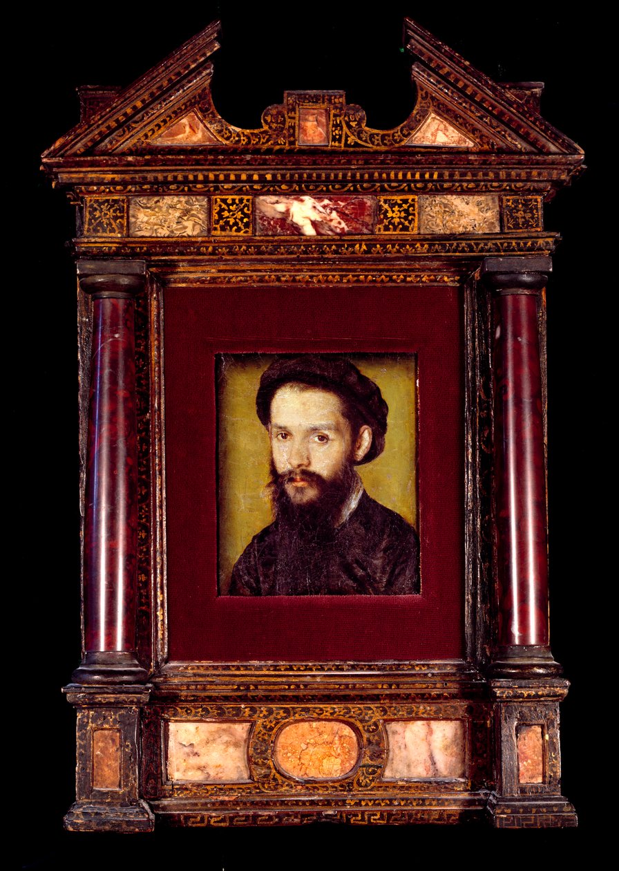 Retrato de Clement des Marets dit Marot, poeta francés de Corneille de la  Haye