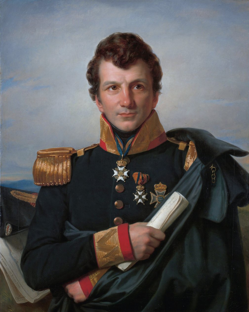 Retrato de Johannes van den Bosch de Cornelis Kruseman