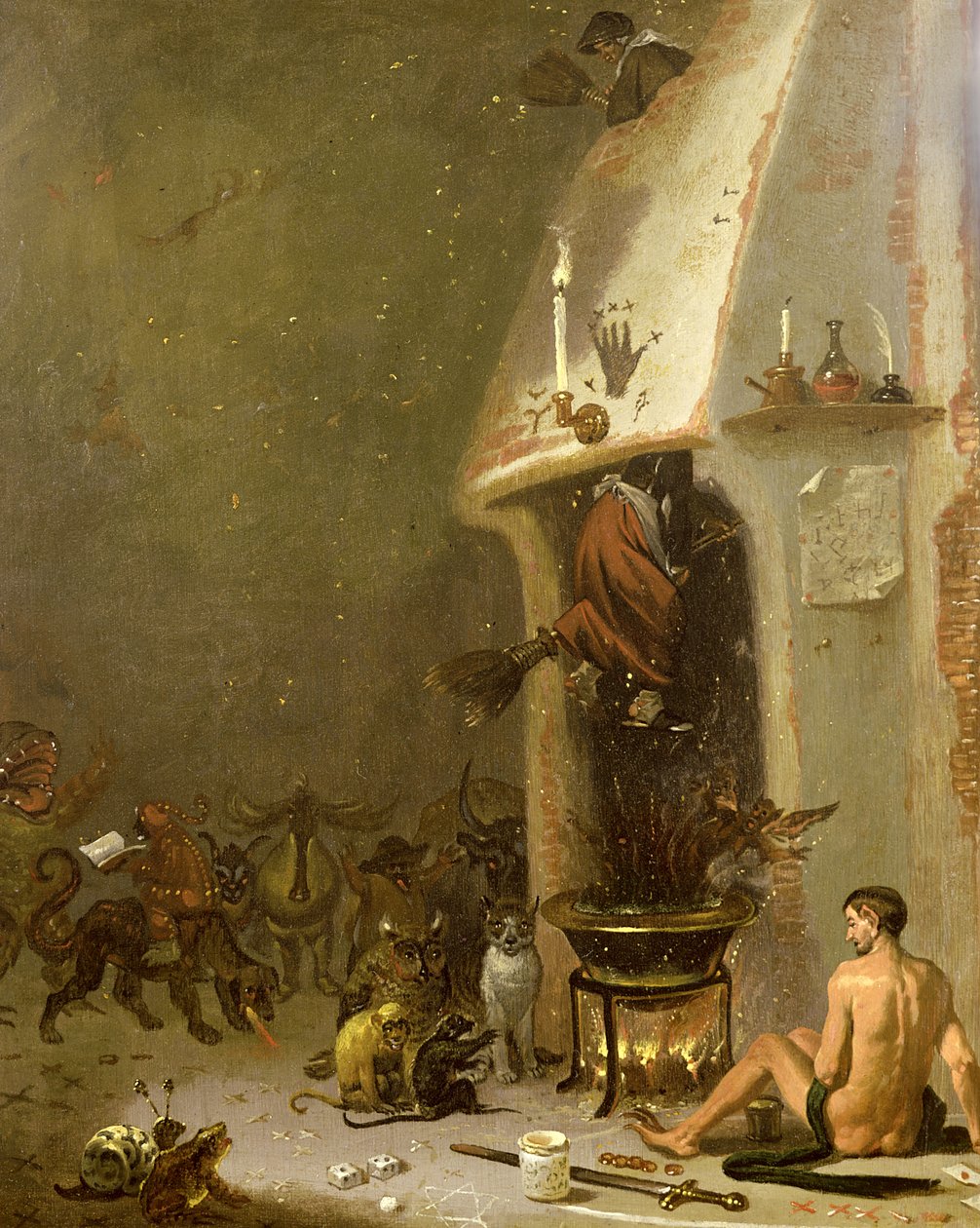 La Taberna de una Bruja de Cornelis Saftleven