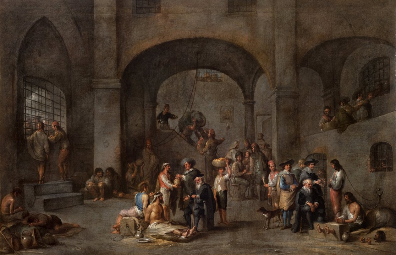 Visitar a los encarcelados de Cornelis de Wael