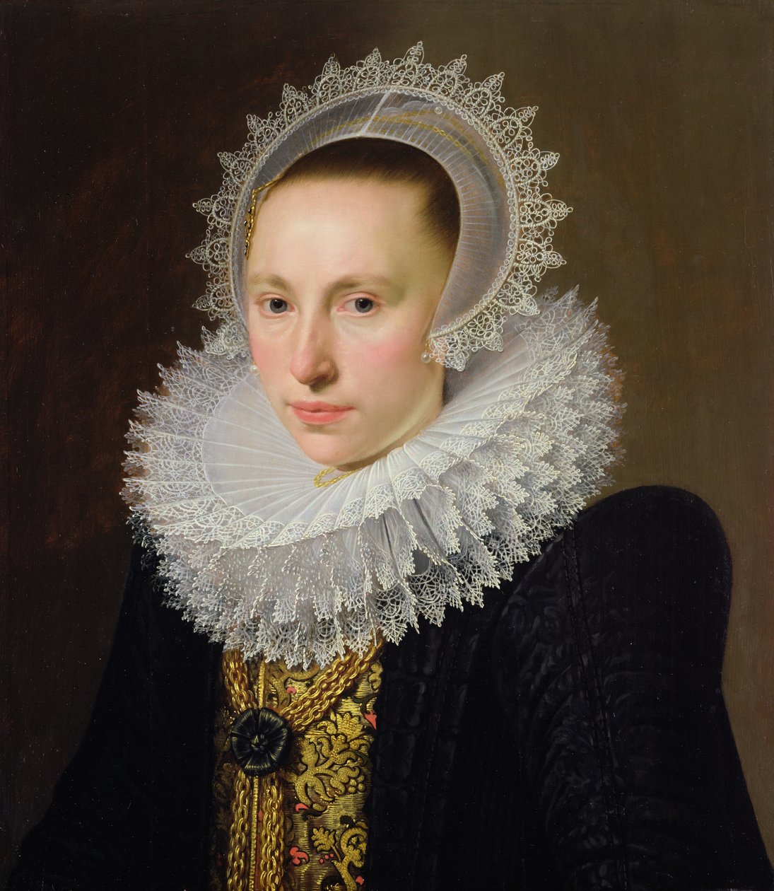Retrato de una dama de Cornelis van der Voort