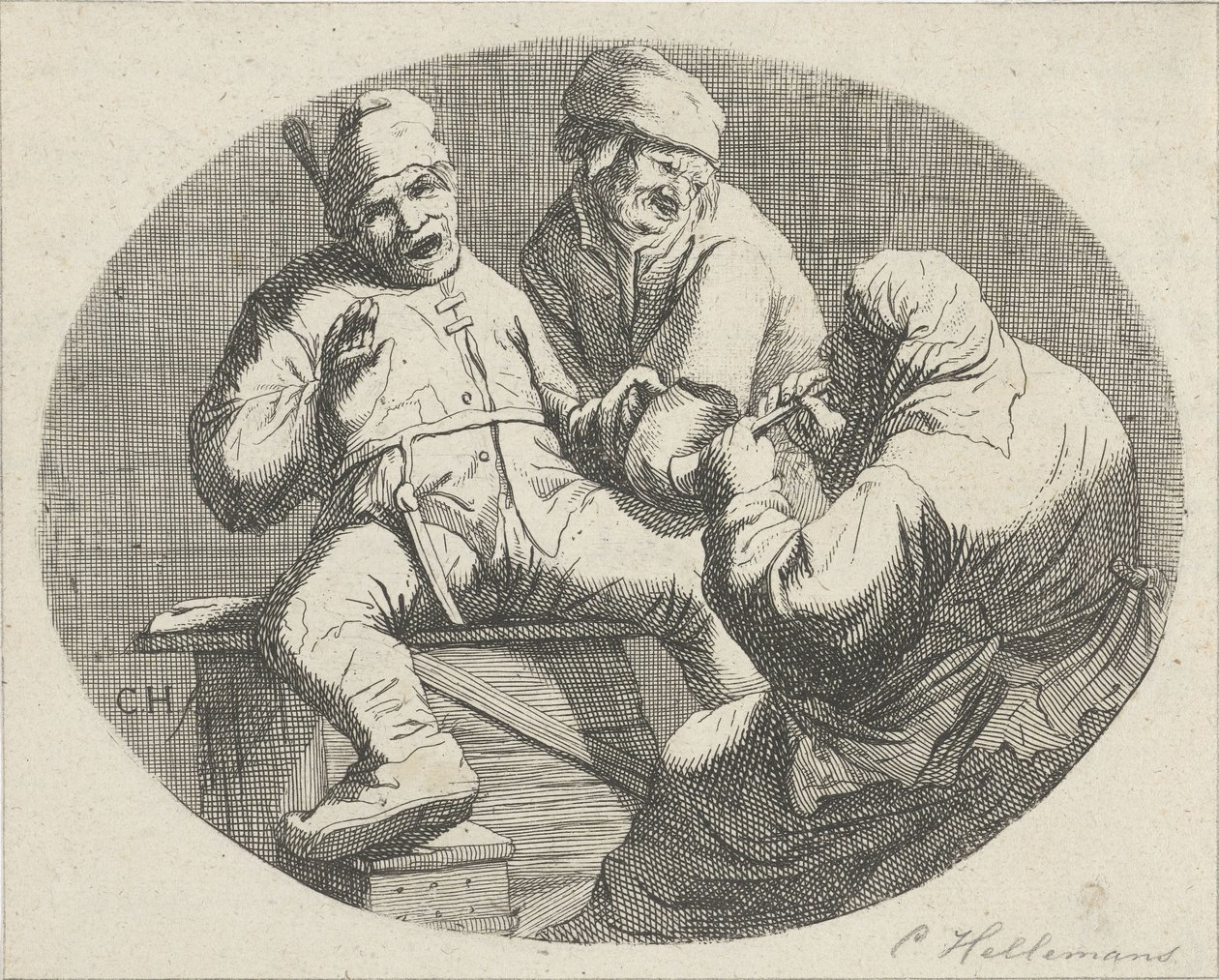 Grupo de granja alegre de Cornelis A. Hellemans