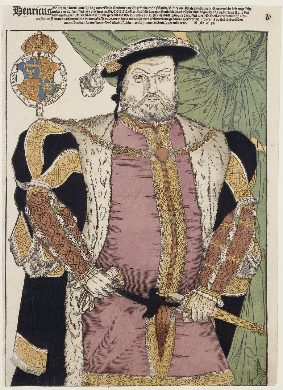 Retrato de Enrique VIII de Inglaterra de Cornelis Anthonisz. (manner of)