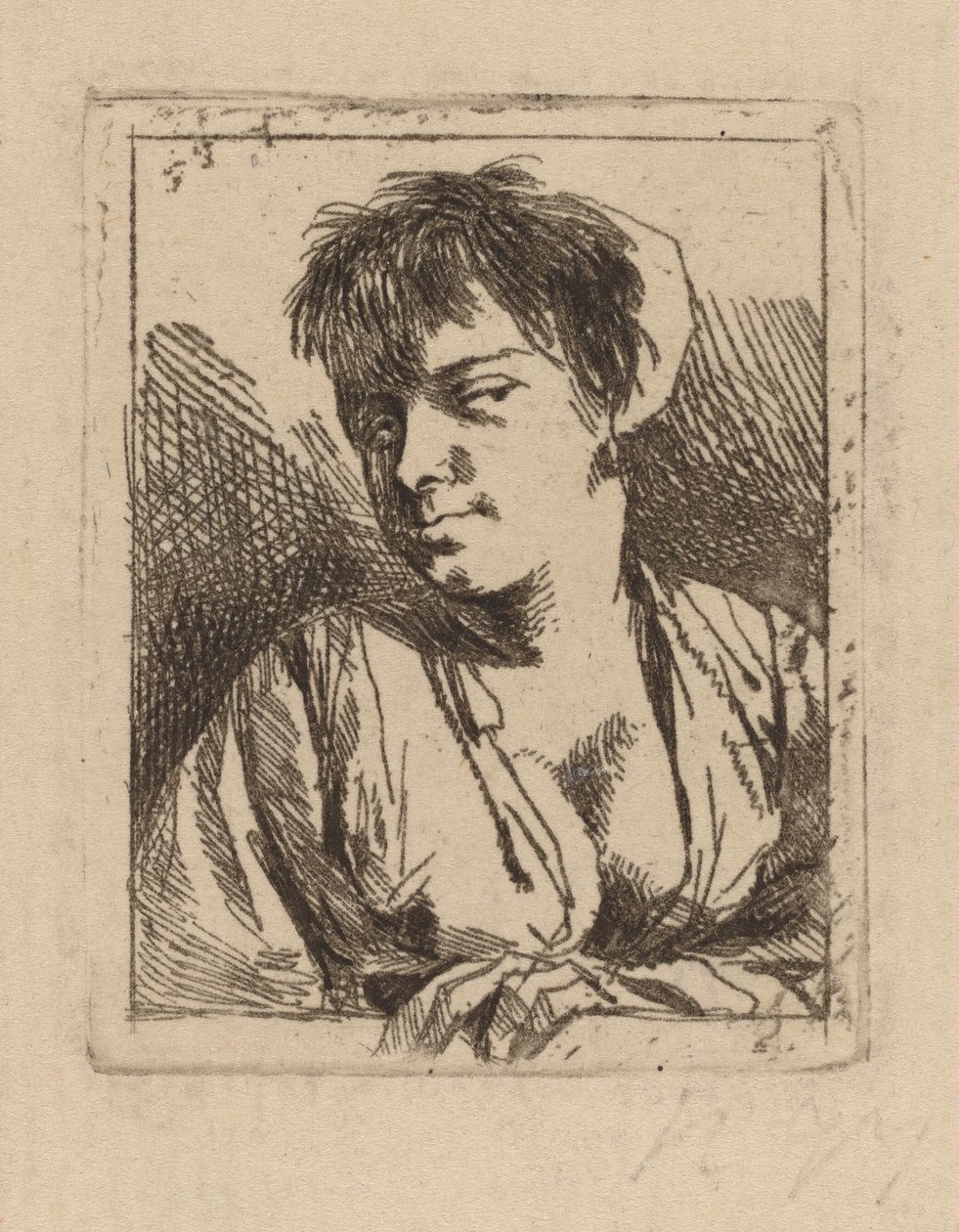 Busto de una joven de Cornelis Pietersz Bega