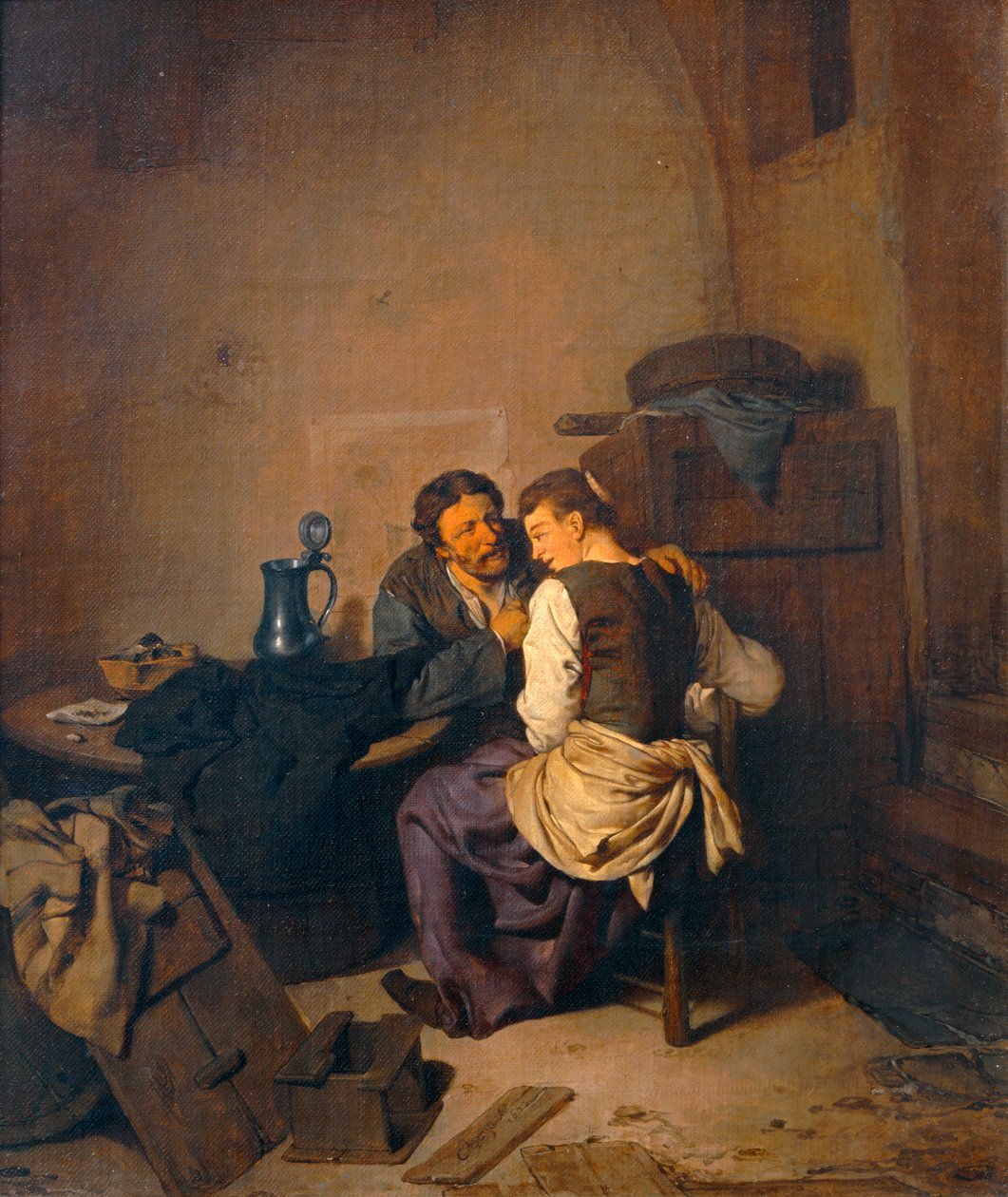 Interieur rustique - interior rústico ... de Cornelis Bega