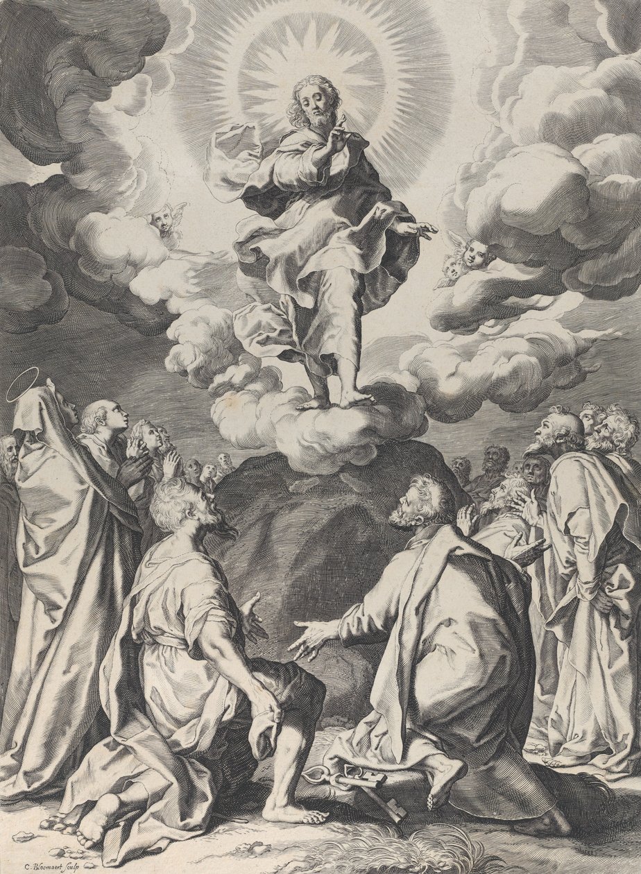 La Ascensión, ca. 1593 de Cornelis Bloemaert