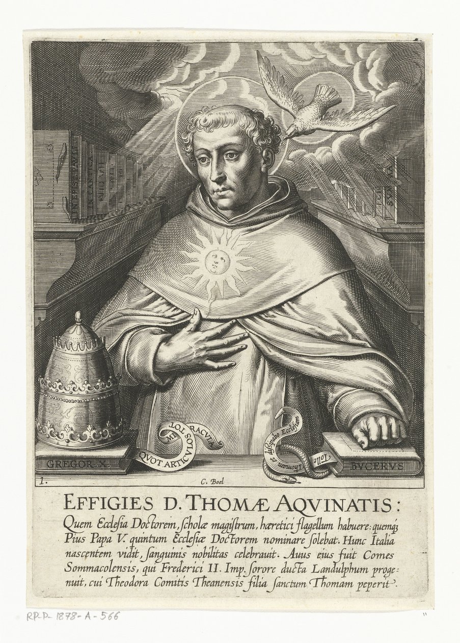 Santo Tomás de Aquino La vida de Santo Tomás de Aquino (título de la serie) de Cornelis Boel