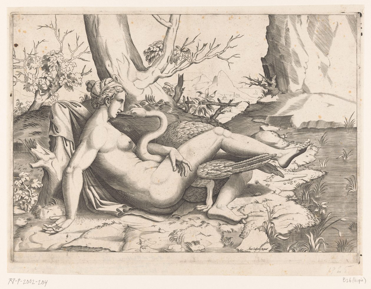 leda y el cisne de Cornelis Bos (possibly)