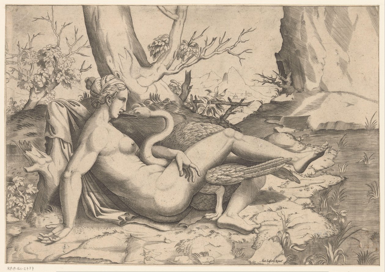 Leda y el cisne de Cornelis Bos (possibly)