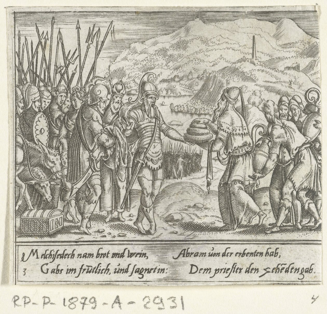 Abraham y Melquisedec La vida de Abraham (título de la serie) de Cornelis Bos