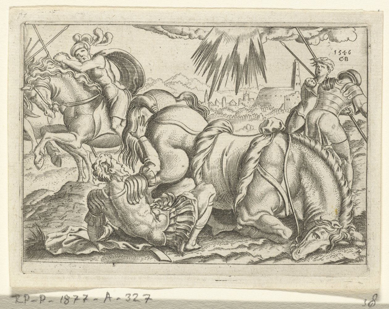 Conversión de Pablo La vida de Paul (título de la serie) de Cornelis Bos