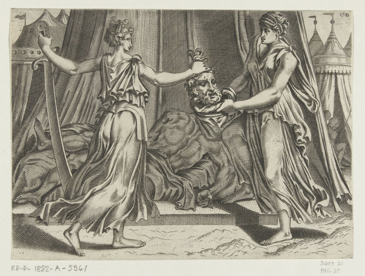 Judit con la cabeza de Holofernes de Cornelis Bos