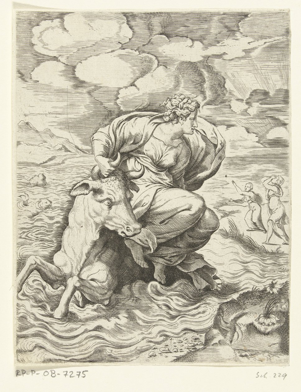 Júpiter y Europa Las aventuras amorosas de Júpiter (título de la serie) de Cornelis Bos