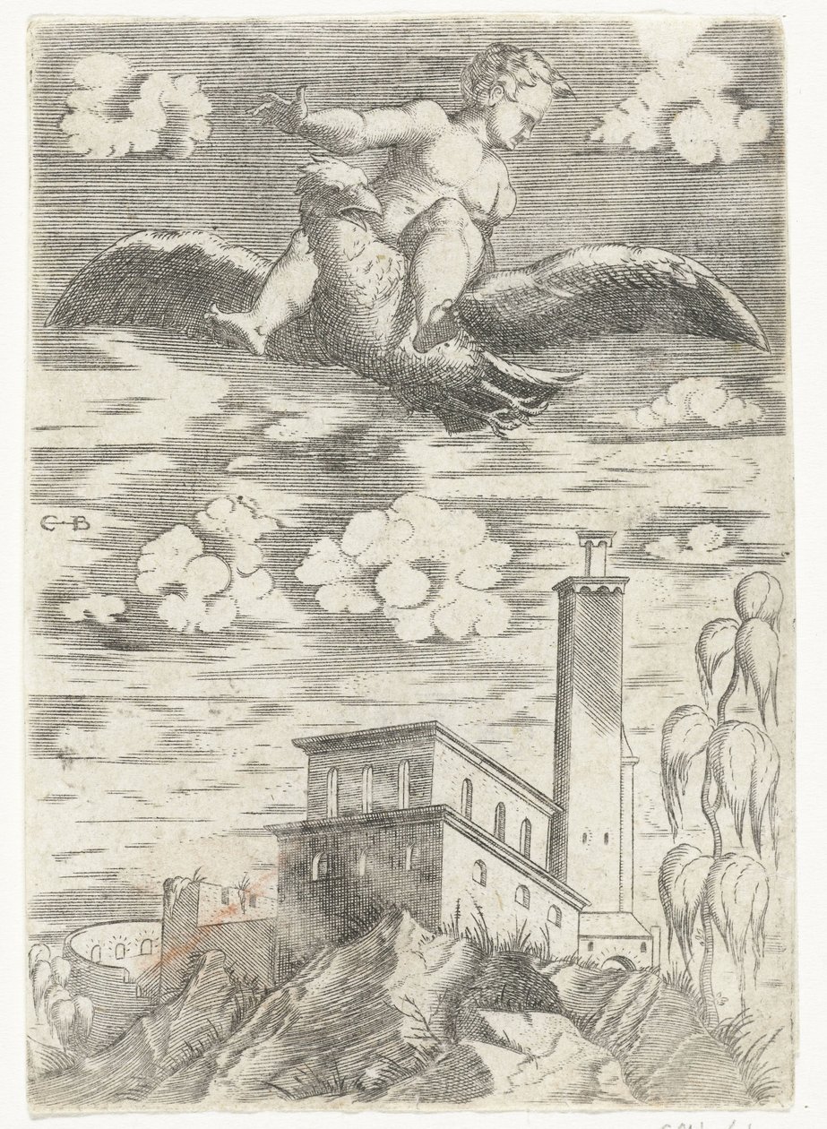 Techo de Ganímedes de Cornelis Bos