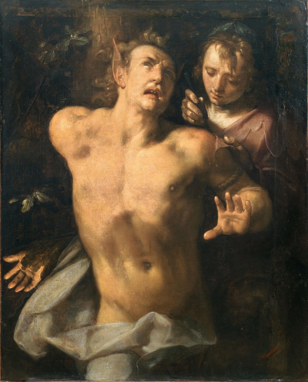 El desollamiento de Marsias de Cornelis Cornelisz. Haarlem van