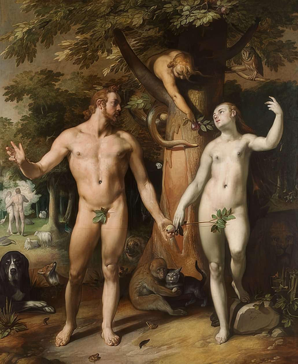 La Caída del Hombre de Cornelis Cornelisz. van Haarlem
