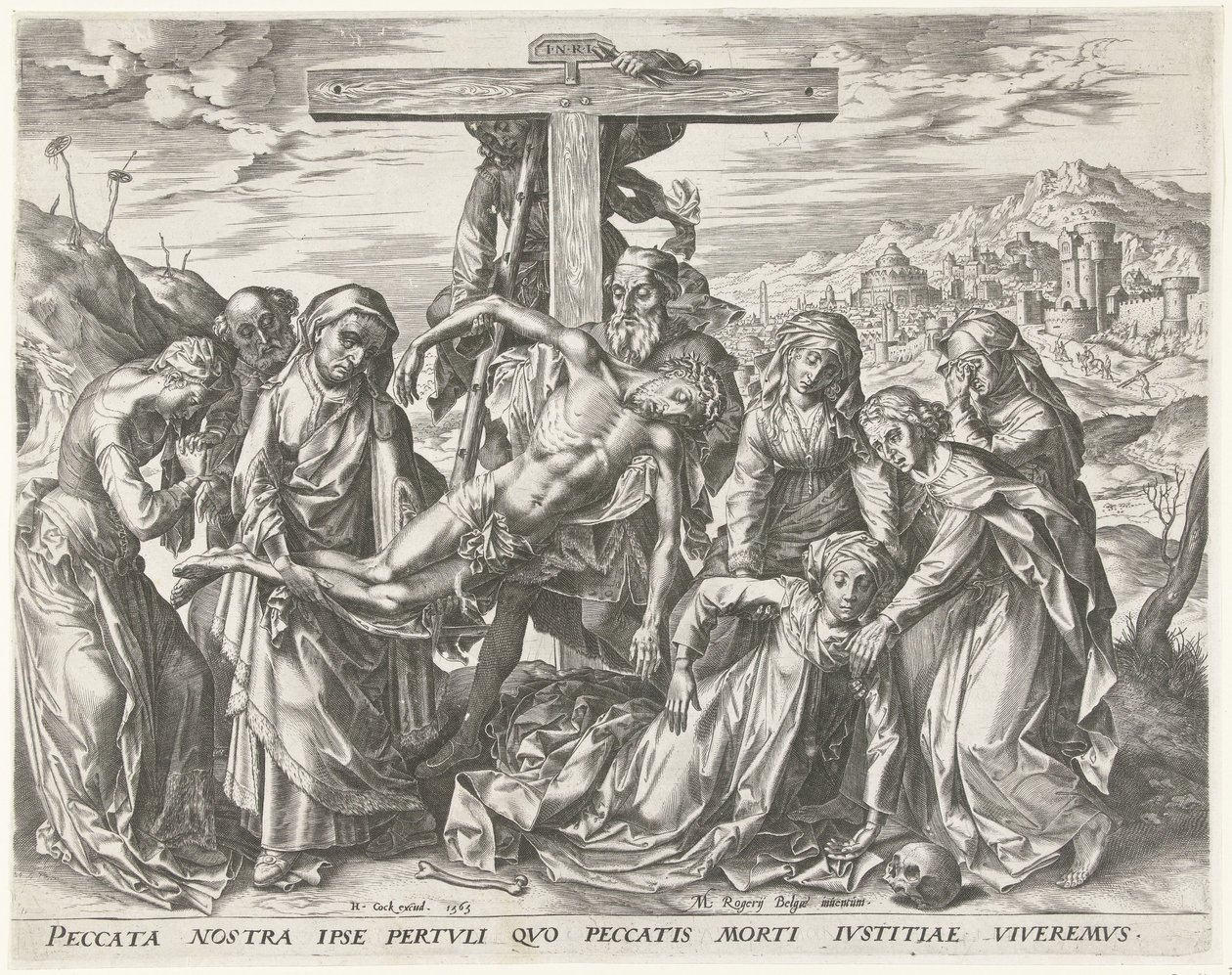 Bajada de la Cruz de Cornelis Cort