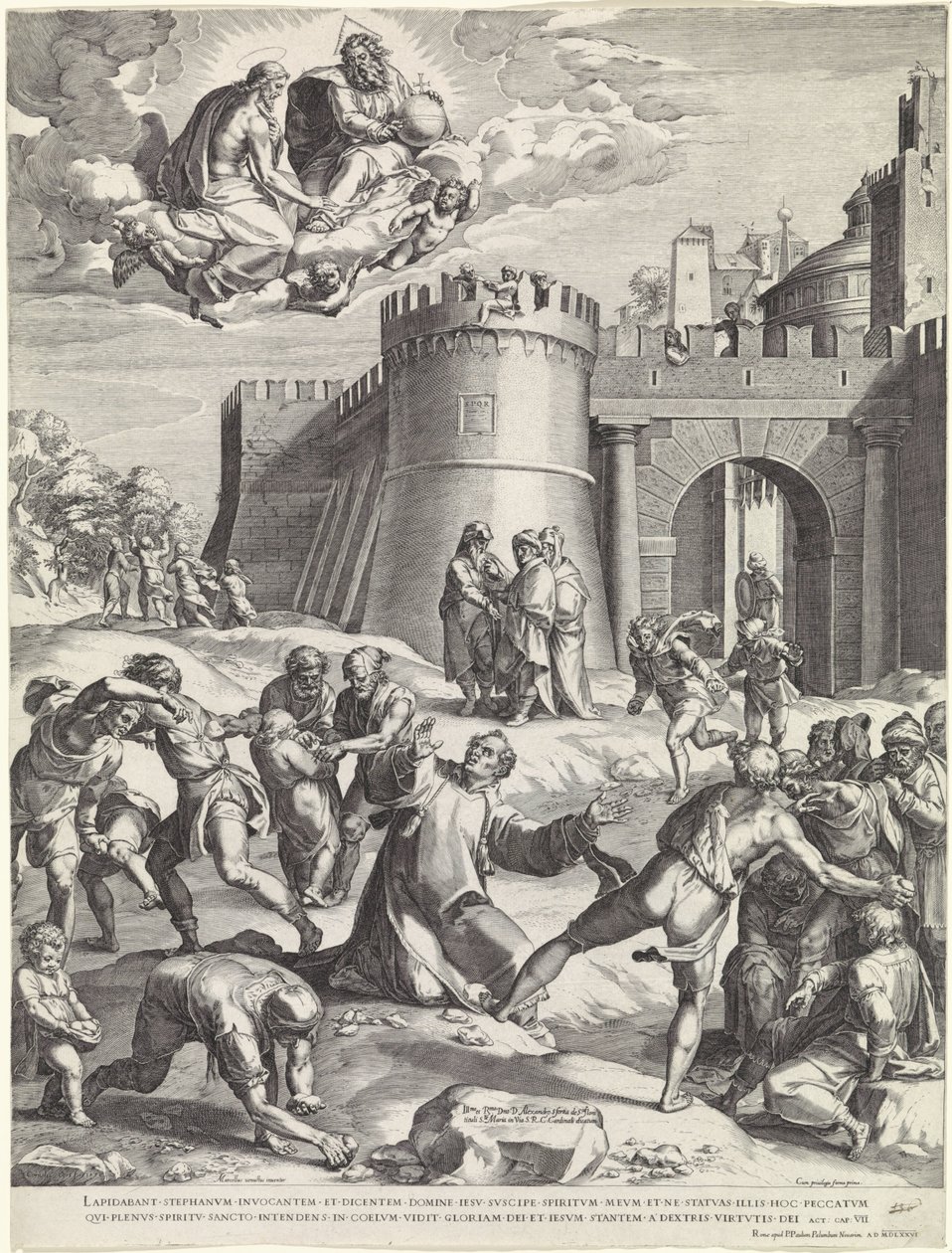 Lapidación de San Esteban de Cornelis Cort