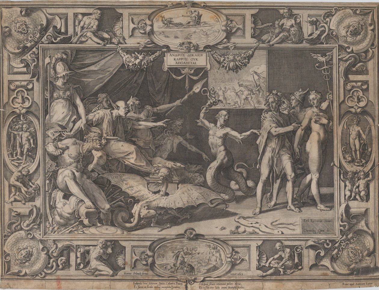 La calumnia de Apeles de Cornelis Cort