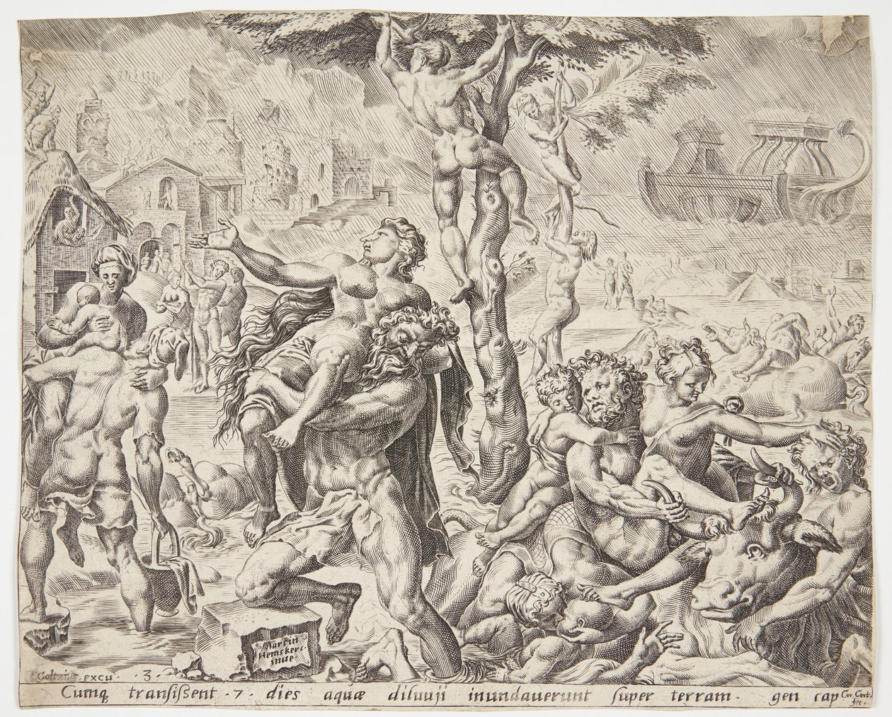 El Diluvio de Cornelis Cort