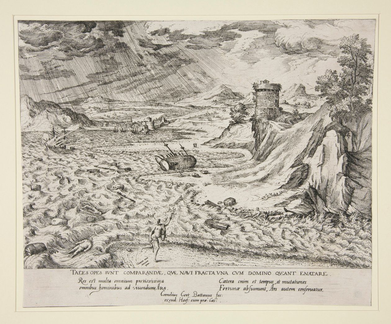 el naufragio de Cornelis Cort