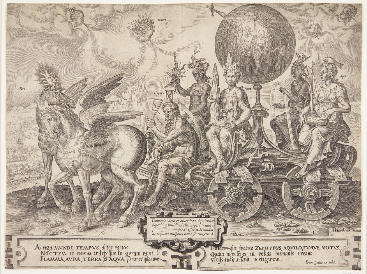 El triunfo del mundo de Cornelis Cort