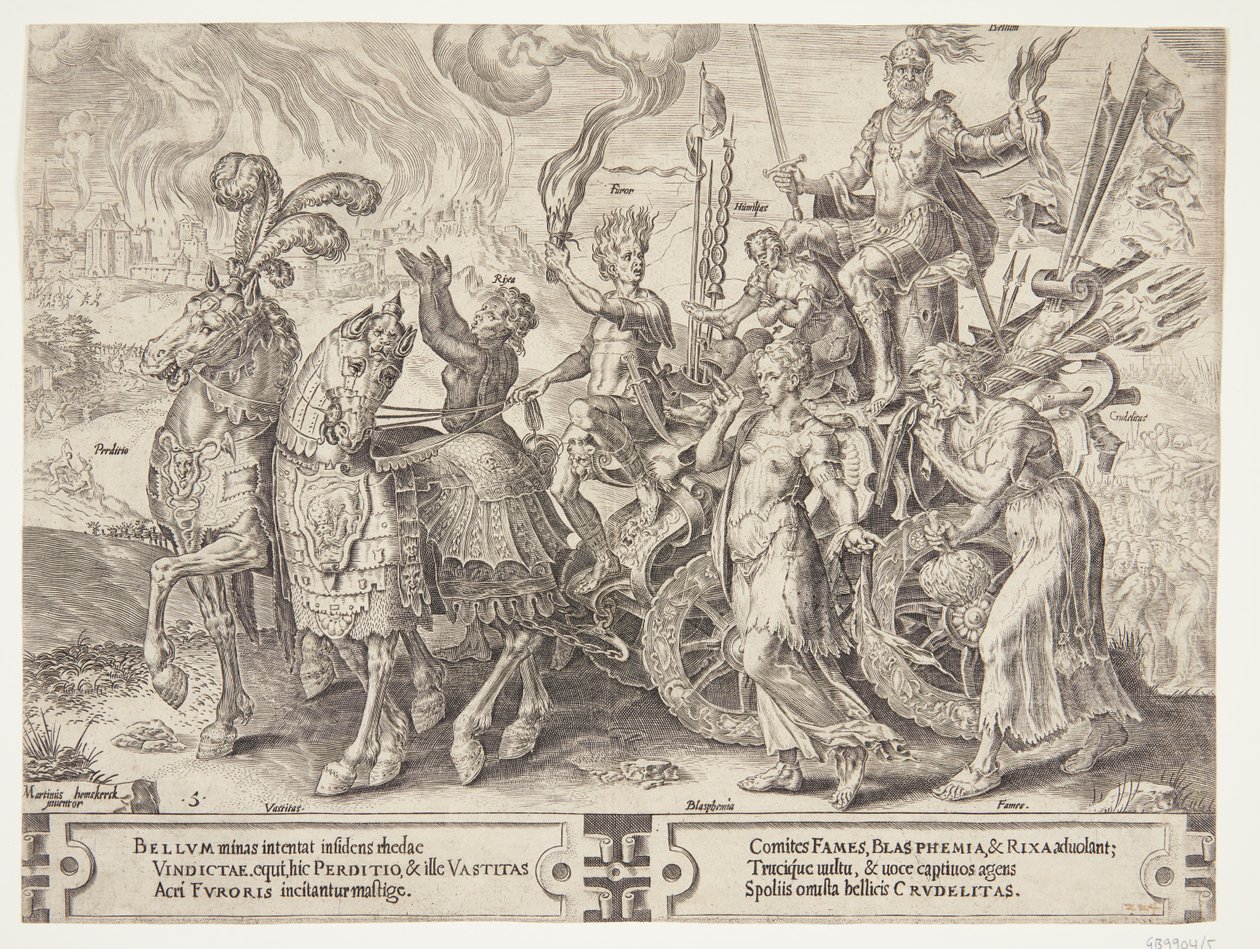 El triunfo de la guerra de Cornelis Cort