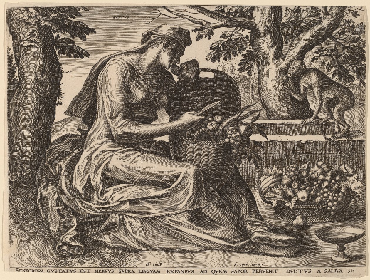 Gustus de Cornelis Cort after Frans Floris I