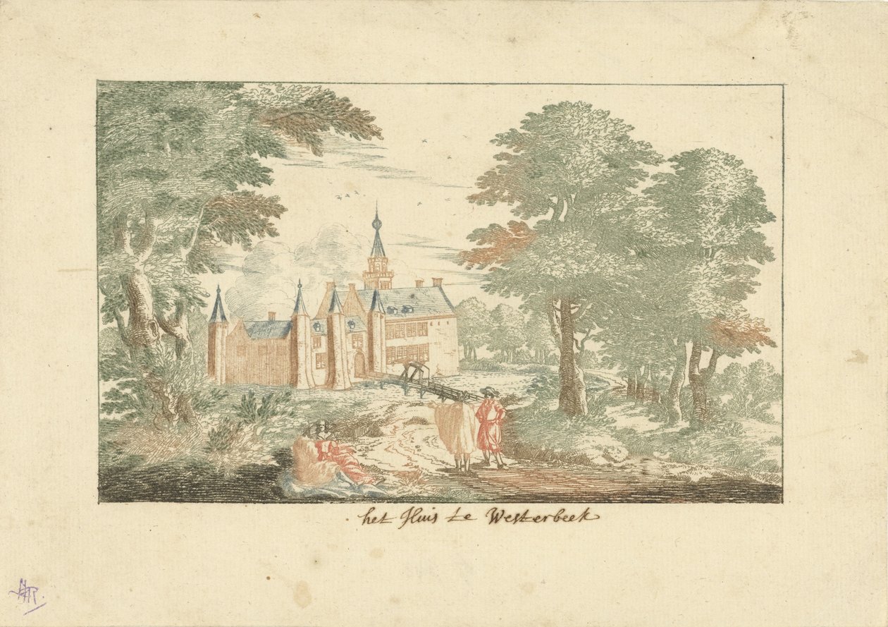 Castillo de Westerbeek La casa en Westerbeek (título sobre el objeto) de Cornelis Elandts